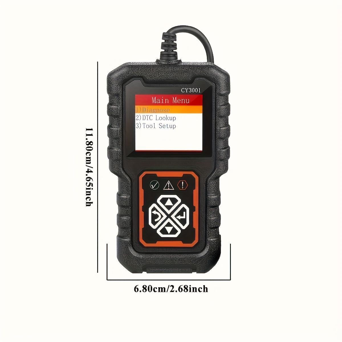Creader 3001 OBD2 Scanner, Engine Fault Code Reader Mode 6 CAN Diagnostic Scan Tool for All OBDII Protocol Cars Since 1996