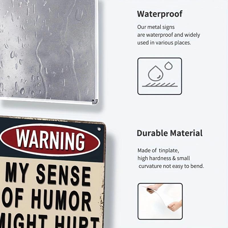 4pcs Sarcasm Mancave Metal Tin Signs - 12x8in Humorous Vintage Decor for Dorm Bar Cafe Iron Cubicle Wall Art Farmhouse Home Decor Beer Lover Creative Small Gift Signage Retro 20X30Cm 8X12 Inch