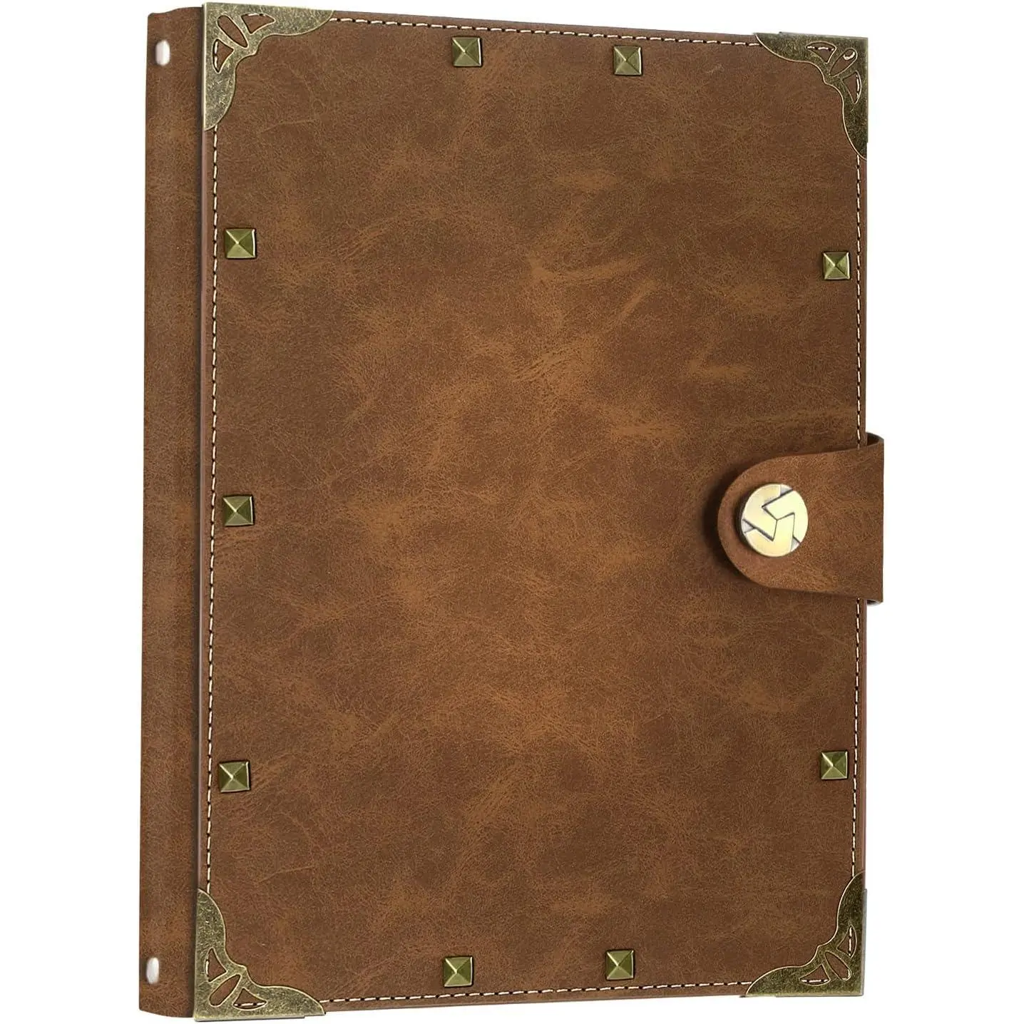SEEHAN A5 Journal  Binder Journal Notebook 200 Pages, PU Leather Blank Journal Sketchbook A5 Notepads Travel Journal for Writing Drawing
