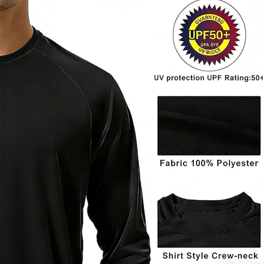 Men's UPF 50+ UV Protection Sun Jacket American Flag Fish Pattern Lightweight Breathable Quick Dry Long Sleeve Hooded