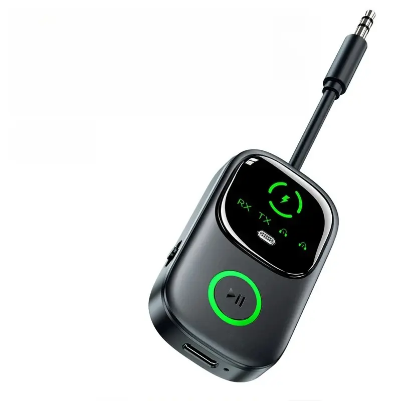 New Arrival BT-05 Dual-Mode Bluetooth 5.4 Wireless Audio Receiver-Transmitter, Compact ABS+PC Adapter with 3.5 MM Port, 10m Transmission Distance for TVs, Headphones, Cars, Fitness Equipment, Airplanes, Car, Hands-Free Call