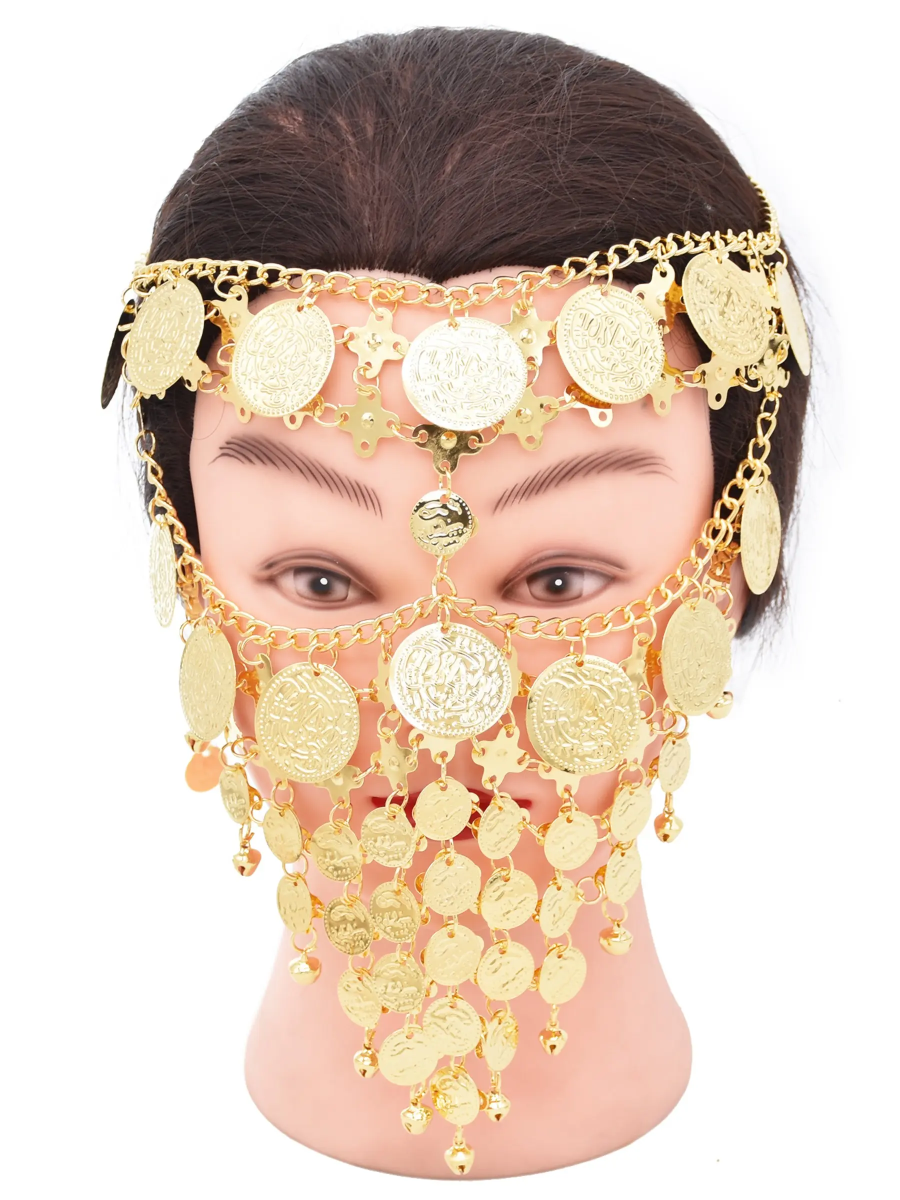 Vintage Elegant Mask Stage Night Club Veil Hairband Dual Use Party Accessory, Perfect for Parties and Events, Unique Fashion Statement