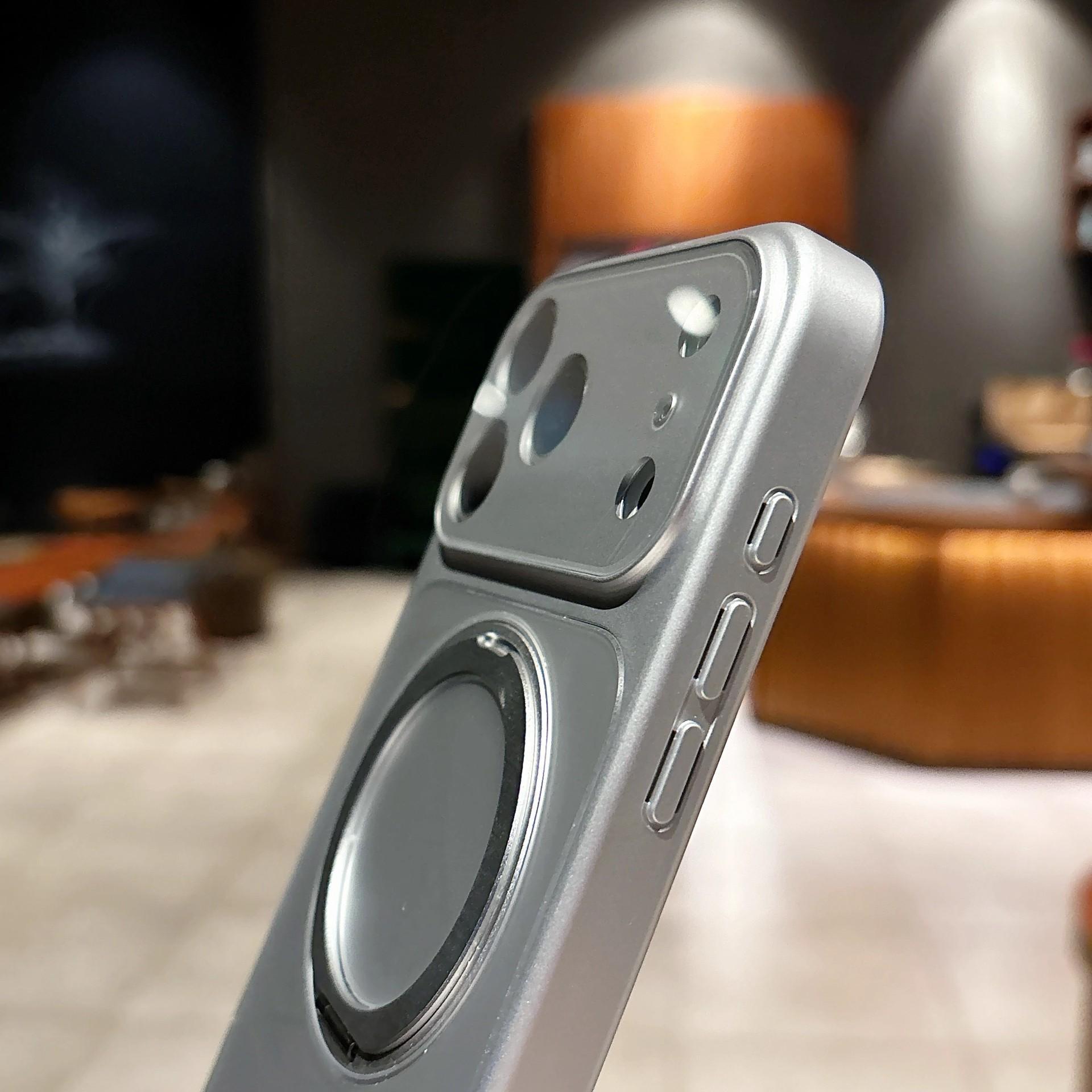 360 °   Rotating stand instantly transforms into 17, suitable for Apple 17 Pro Max phone case, iPhone 16 anti-drop protective cover