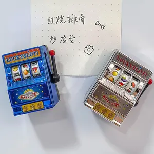 Fridge Magnets Slot Game Machine Arcade Toy Vending for Room Decoration Fruit Machine Mini Casino Novelty Gifts for Kids Adults