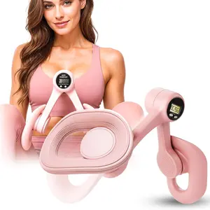Rotatable Pelvic Floor Exercise Devices for Women and Men with Auto-Counter Display, Inner Thigh Exerciser, Kegel Trainer for Butt, Arm & Leg Workouts