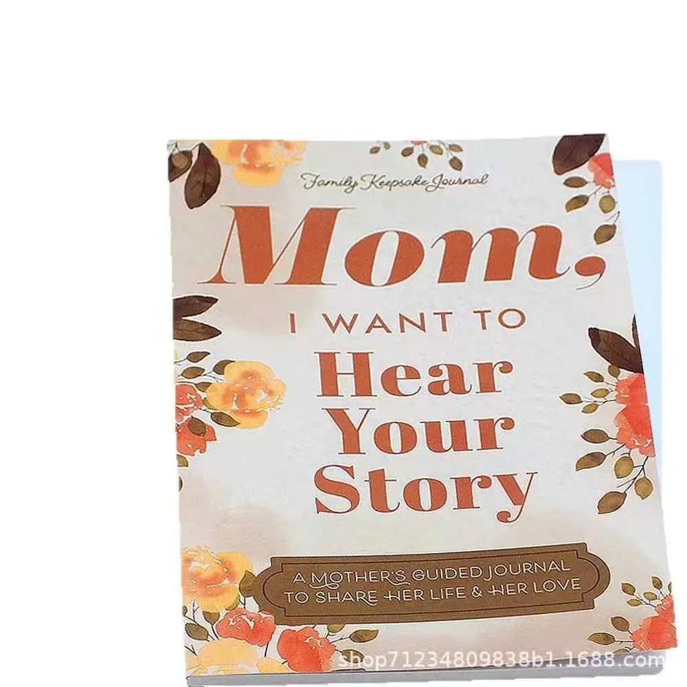 Mother's Day Gift Story Notebook, Personalized Memory Journal, Perfect Present for Mom, Heartfelt Keepsake Album