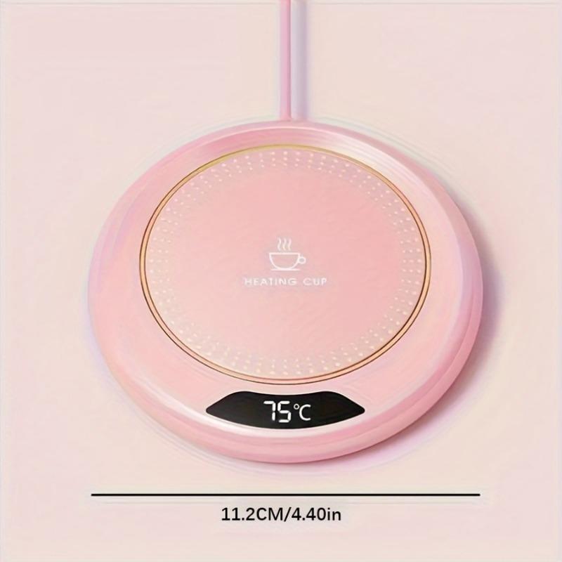 Smart Beverage Warming Coaster - USB Powered, 3-level Temperature Control, Coffee Cup Warmer Suitable For Home And Office, , Gift For Birthdays, Coffee And Tea Heating Equipment Gifts, Gift For Thanksgiving, Christmas And New Year Gifts