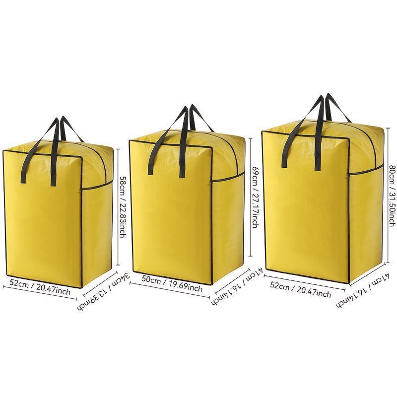 Extra Large Heavy Duty Moving Bags, Scratch & Wear Resistant High Capacity Storage Bags for Moving, Travel & Logistics