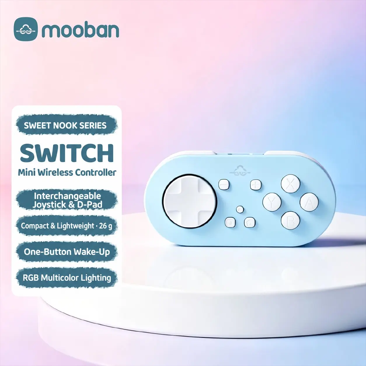 Mini Gamepad Gaming Control Bluetooth For iPhone iPad Android Nintendo Switch Tablet Mobile IOS PC smart TV Box Computer Small Controller Wireless Game Pad smart Cell Phone Cellular Laptop notebook Command Mando joystick Trigger Accessories remote handle