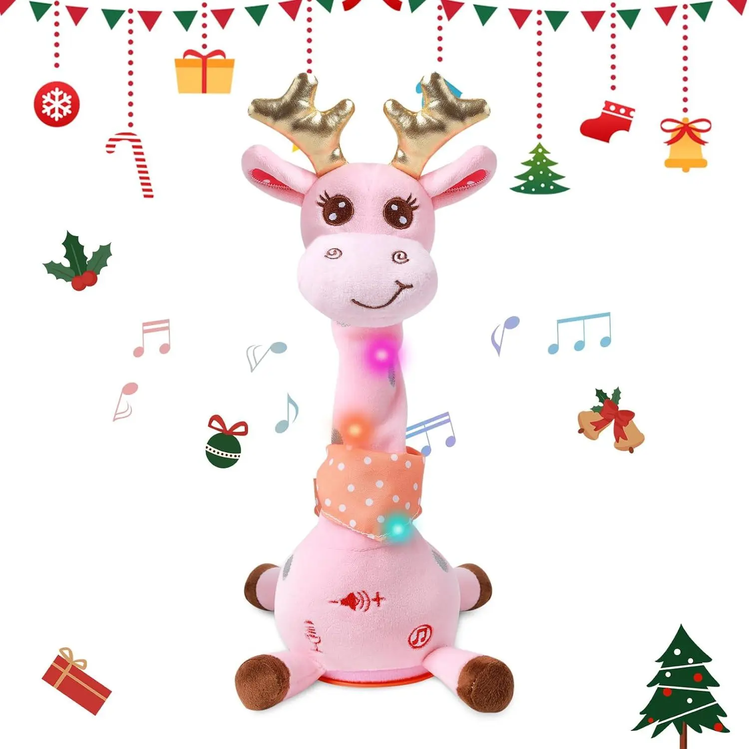 Dancing Giraffe-pink