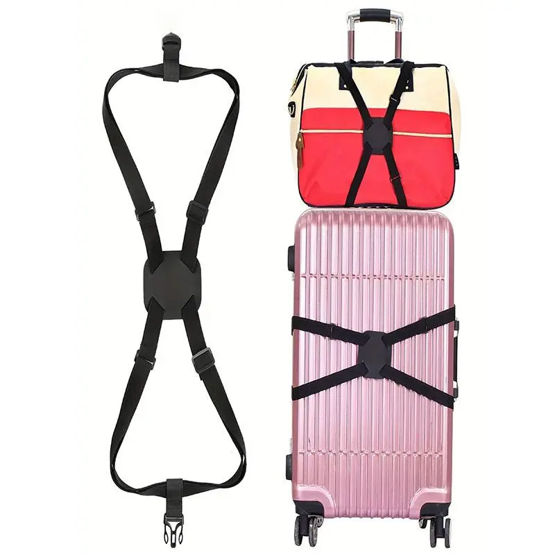 Adjustable Luggage Belt for Easy Travel, Elastic Packing Belt for Secure Luggage, Travel Accessories for Hassle-Free Trips