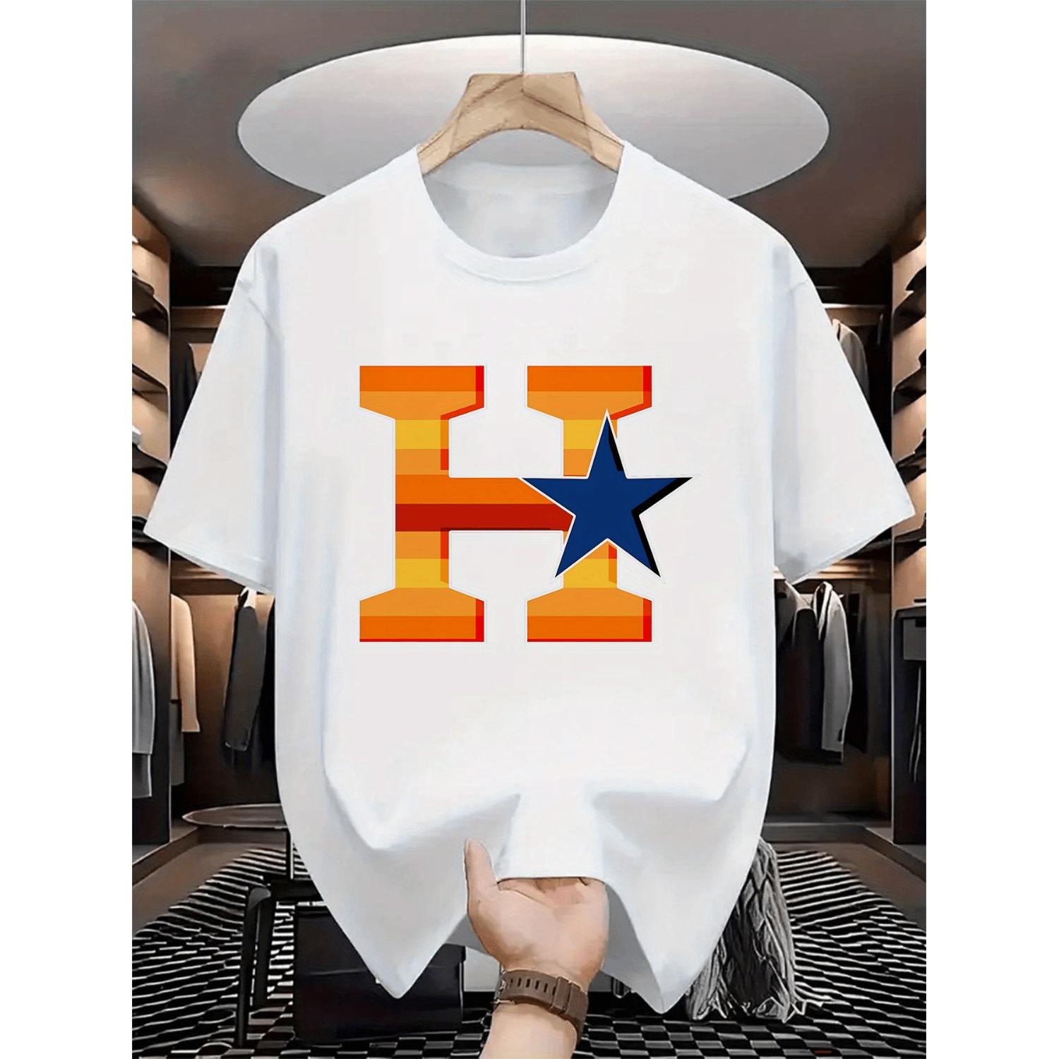 Houston Baseball T-Shirt Perfect for Team Events and Daily Wear Suitable for Machine Washing Casual Style Houston Baseball T-Shirt Perfect for Team Events and Daily Wear Suitable for Machine Washing Casual Style