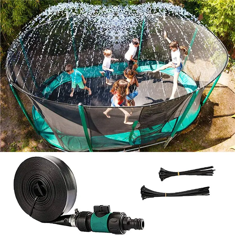 Trampoline Sprinkler, Outdoor Garden Trampoline Sprinkler, Kids Backyard Water Play Spray Toy For Summer Party# GLOBALPICKS