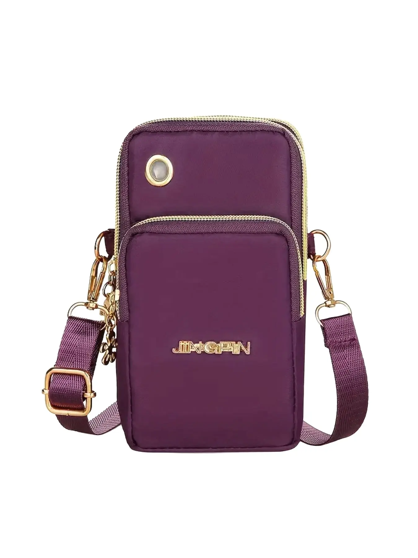 WomenMini Phone Crossbody Bag, Lightweight Nylon Mobile Phone Purse, Crossbody Purse Handbags, with Adjustable Strap and Multi Pocket Zipper Design for Travel Running Shopping and Daily Use, Christmas Gift for Mom