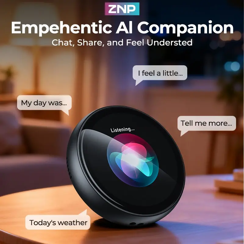 ZNP Z01 AI Translator Digital Device, Offline Translation in 60 Languages, Portable Magnetic Smart Assistant, Ideal for Travel and Daily Use