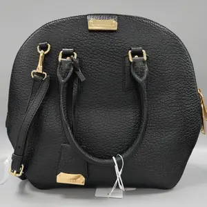 Pre-owned Burberry Heritage Grain Small Orchard Bowling Bag YY052 26.06.03