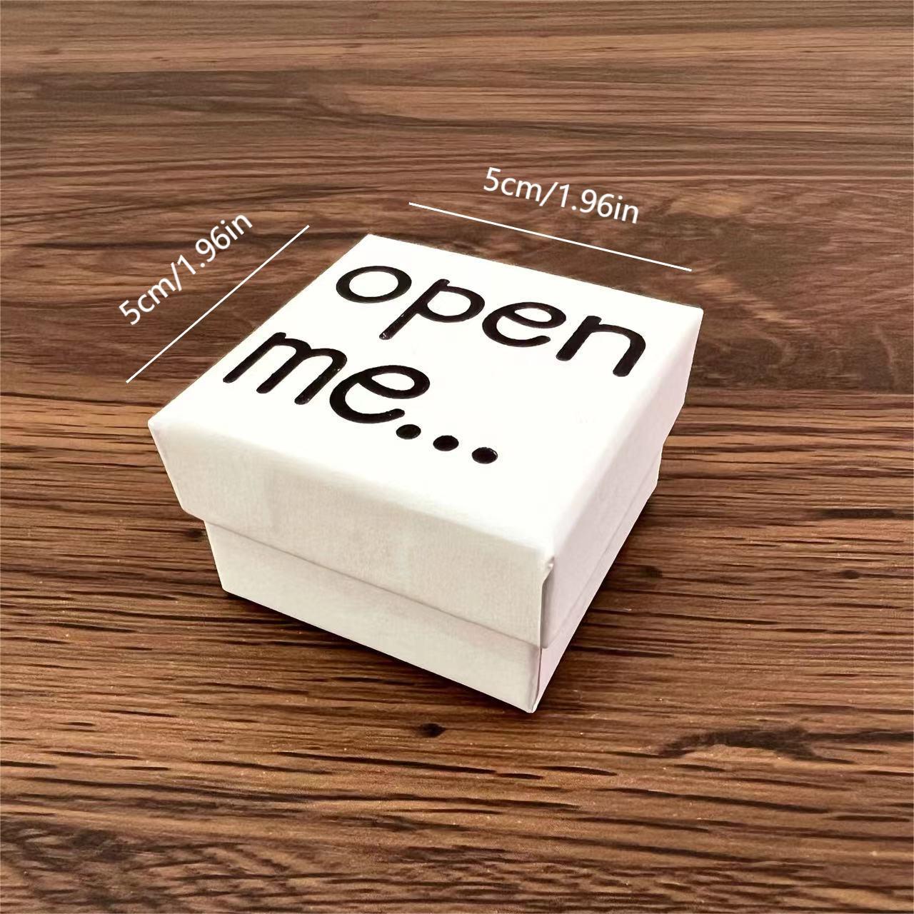 Mini Gift Set, 1 Set Including 1 Count Heart Shaped Pendant & 1 Count Gift Card & 1 Count Gift Box, Themed Romantic Gift Box, Gift for Boyfriend & Girlfriend, Party Gift