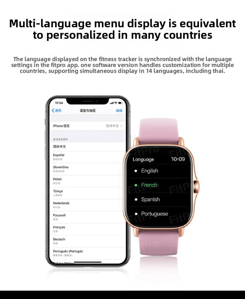 Smart Watch Bluetooth Call Fitness Tracker Heart Rate Monitor Sports Smartwatch for Men Women IP68 Waterproof Swimming Activity Tracking with Sleep Monitor