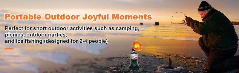 Propane Heater 8500BTU Portable Camping Gas Heater Tent Heater with Reinforced Base Propane Gas Tank Holder for Outdoor Camping Tent Garage Fishing,Valentines Day Gifts Men Easter