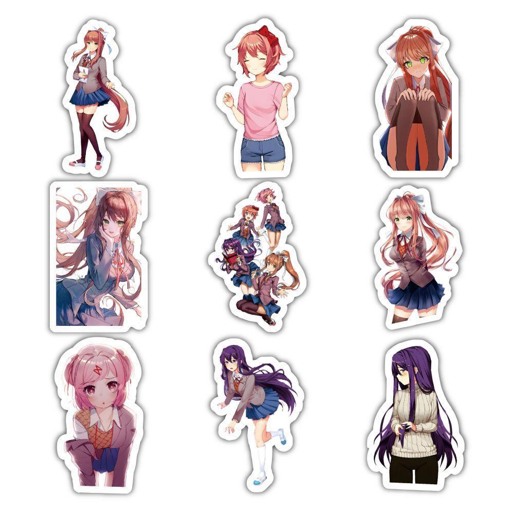 NEW Game New DDLC Decorative Waterproof Stickers