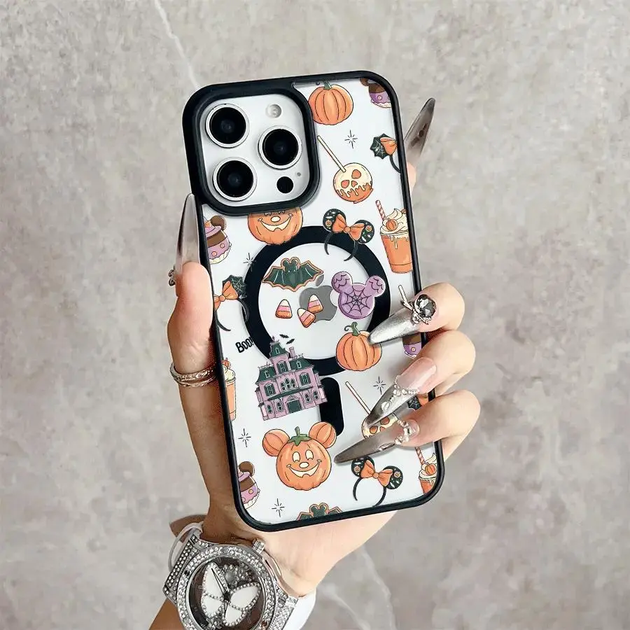 Spooky Sweet Magnetic MagSafe Snap Case for iPhone 17/16 Pro Max 15 Pro 14 13 12 Mini 11 XR XS Plus SE Shockproof Slim Protective Cover