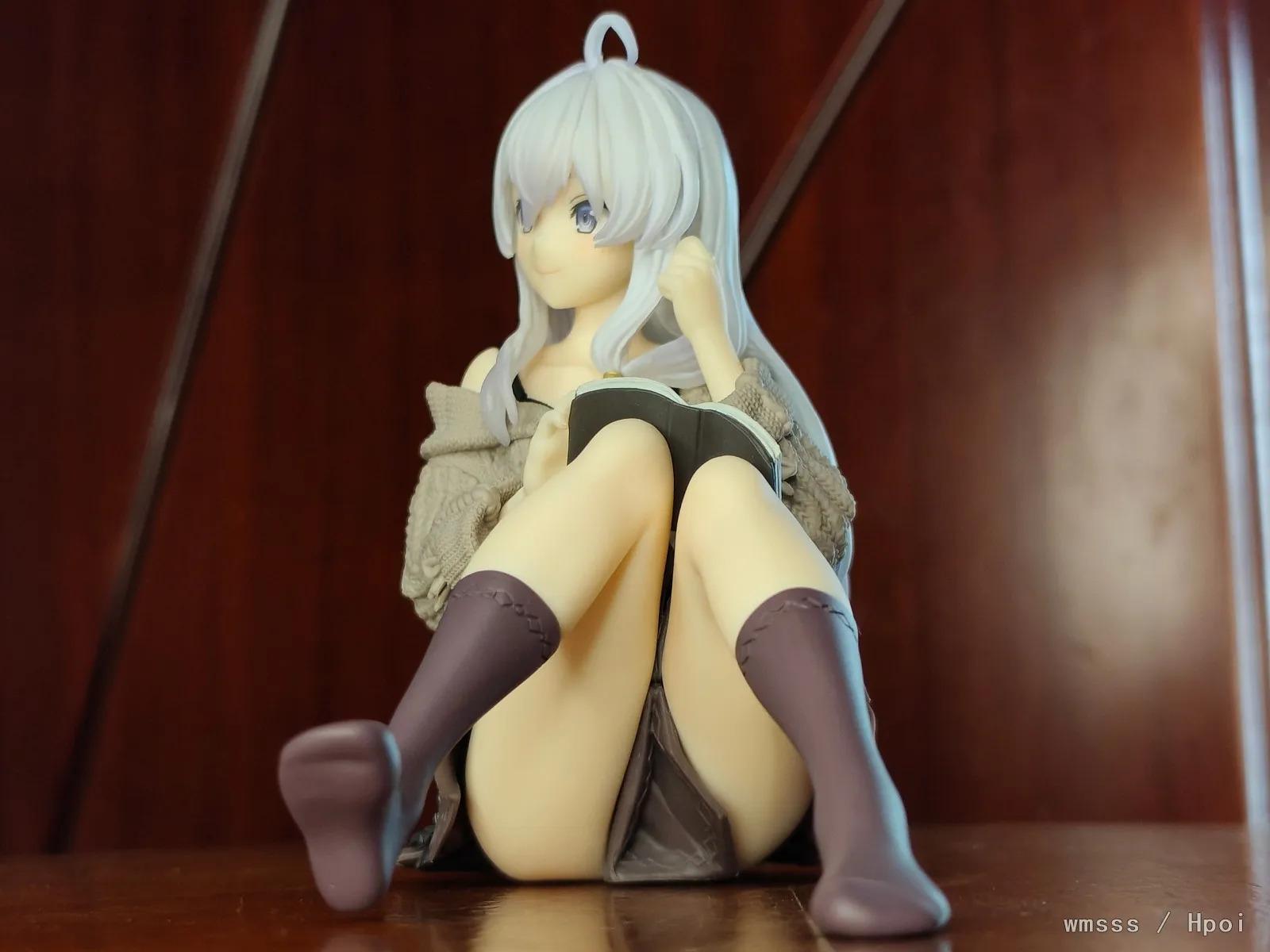 15cm The Journey Of Elaina Anime Figures Gk Model Elaina Sweater Doll Collect Models Action Figure Room Decor Friend Gift Toys