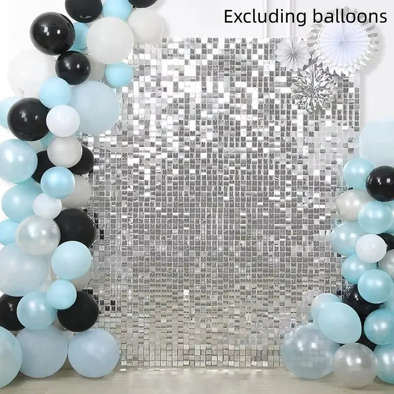 1x2m Square Balloon Curtain, Birthday Party Backdrop, Tea Party Backdrop, Wedding Decoration, Anniversary Surprise Gift, Event Planning Supplies, Party Decor Design, Party Background Decoration, Happy Birthday Decorations