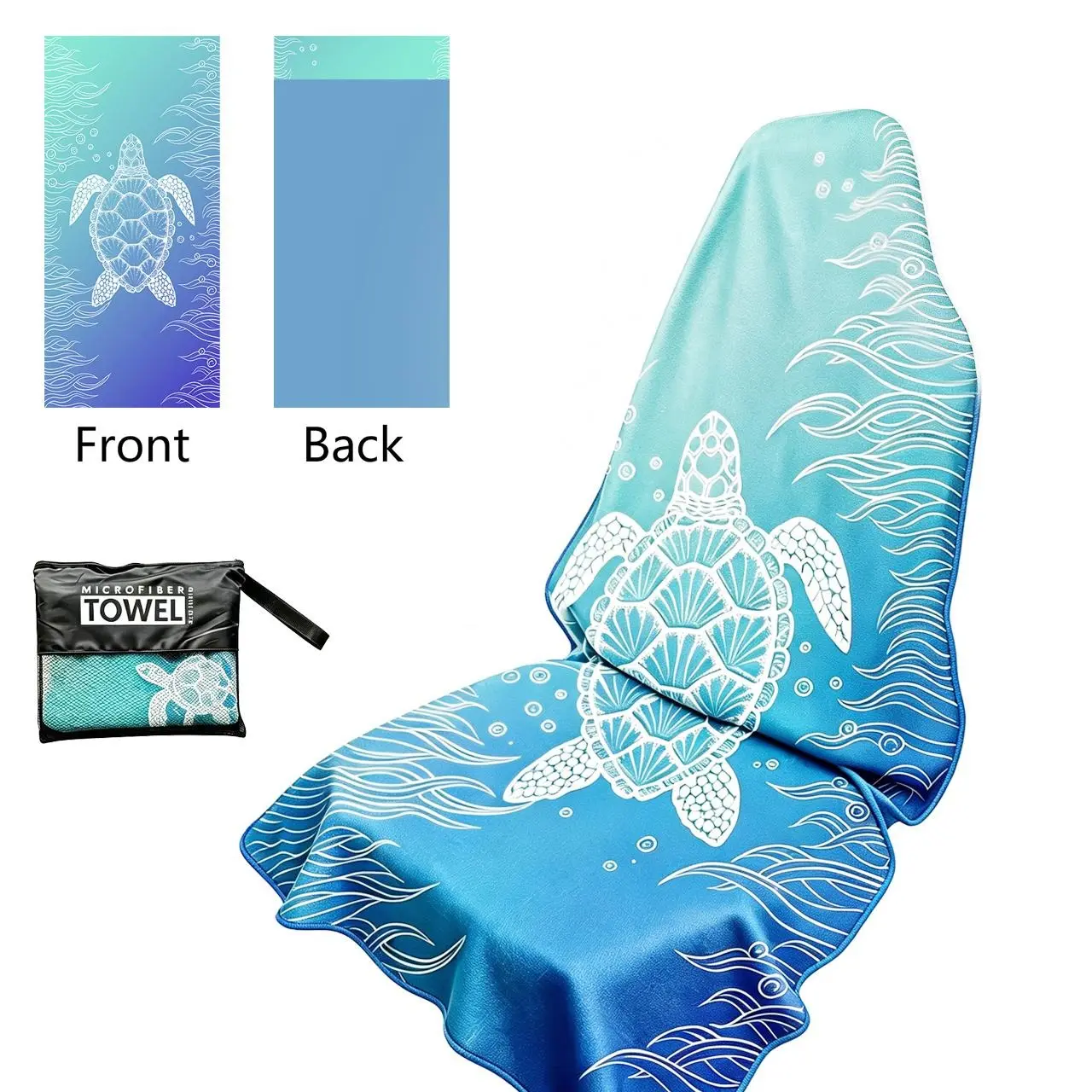 Stylish Non-Slip Car Seat Towel Cover – Ultra-Absorbent Microfiber Auto Interior Protector for Sweat, Beach & Gym, Quick-Dry Washable Accessories for Car/Truck dustproof design