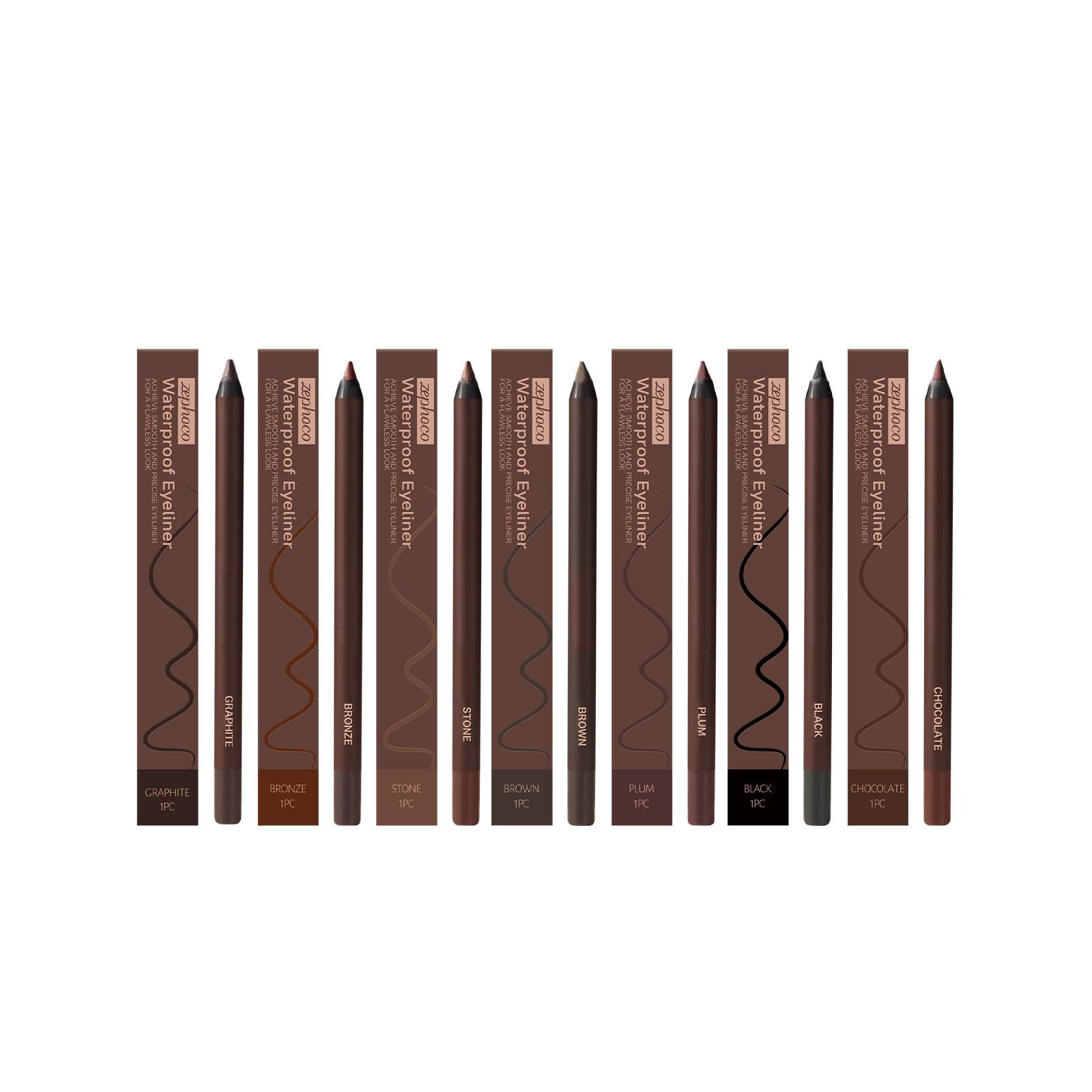 MDY Waterproof and Smudge-proof Black Gel Eyeliner, 1PC Vibrant Color Waterproof Gel Eyeliner - Smooth and Matte Finish