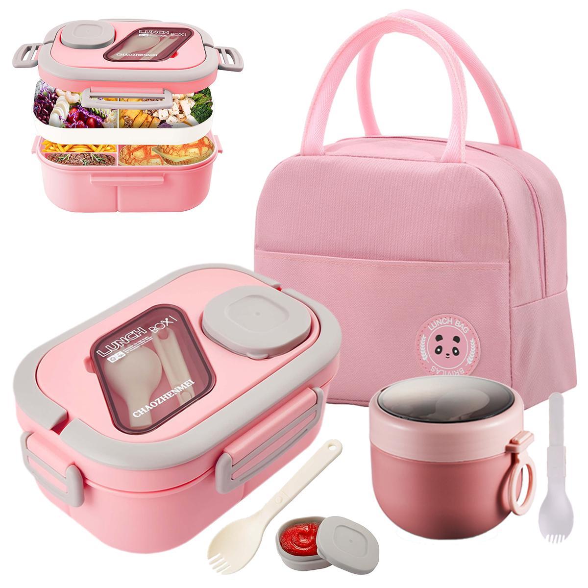 Lunch Box Set, 3 Counts/set Including 1 Lunch Box, 1 Cup & 1 Insulated Storage Bag, Portable Leak-proof Lunch Box for Outdoor Camping Picnic, Suitable for Adults and Teens, 2024 Kitchen Gadgets, Kitchen Microwave Safe Accessories, Fall Decor Lunch Box Set, 3 Counts/set Including 1 Lunch Box, 1 Cup & 1 Insulated Storage Bag, Portable Leak-proof Lunch Box for Outdoor Camping Picnic, Suitable for Adults and Teens, 2024 Kitchen Gadgets, Kitchen Microwave Safe Accessories, Fall Decor