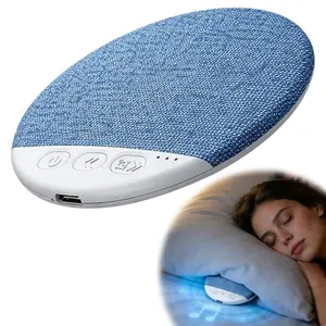 Ultra-Thin Bluetooth Pillow Speaker with Bluetooth 6.0, 3D White Noise, Soft Immersive Sound Field, Air Conduction Audio Design, Pillow Speaker for Bedtime Music & Audiobooks, Headphone-Free Sleep Sound, Compatible with Android & iOS