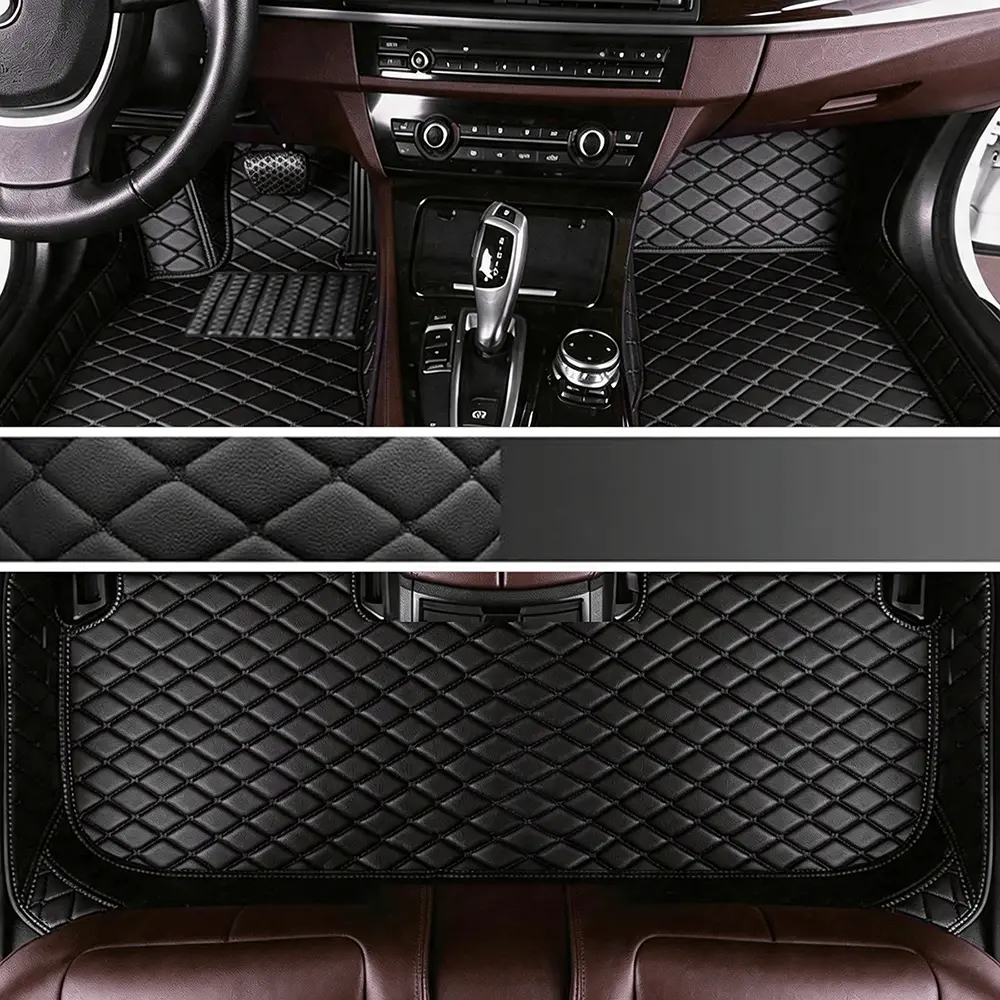 For BYD Seal 06 DM-i Wagon-2025 PU leather car interior accessories, left-hand drive car floor mats, 360 degree protection for car floor pads, high edge design without throttle jamming, suitable for heavy weather, cargo pads