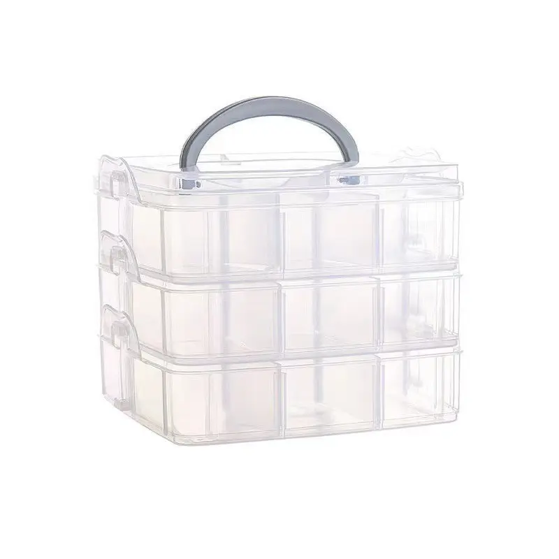 Portable Lidded Storage Box, Multi-Functional Home Organizer, Jewelry Beads, Small Accessories, Miscellaneous Items, Collection Sorting Container, Durable Storage Organizer