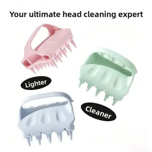 2pcs Silicone Hair Scalp Brush | 8×8.5cm Head Massager Shampoo Brush Deep Clean Itch Relief#ScalpMassager #ShampooBrush #ScalpScrubber #HairBrush #ScalpCare