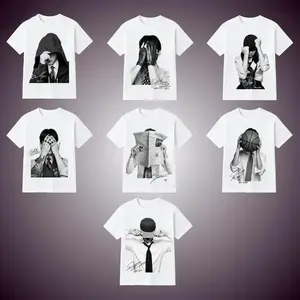 Arirang Bangtan Members Signature Graphic White and Black Unisex T-Shirt, Retro 90s Tee, World Tour 2026