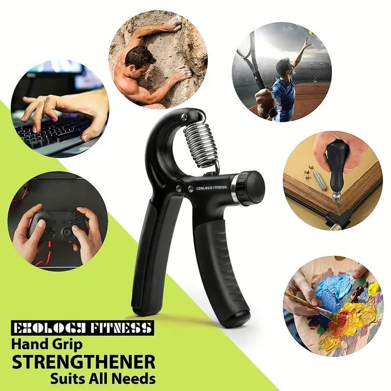 Resistance Adjustable Grip Strength Trainer, Forearm Strength Trainer, Hand Strength Trainer for Muscle Training and Injury Recovery, Hand Grips for Strength Training, Hand Gripper Strengthener