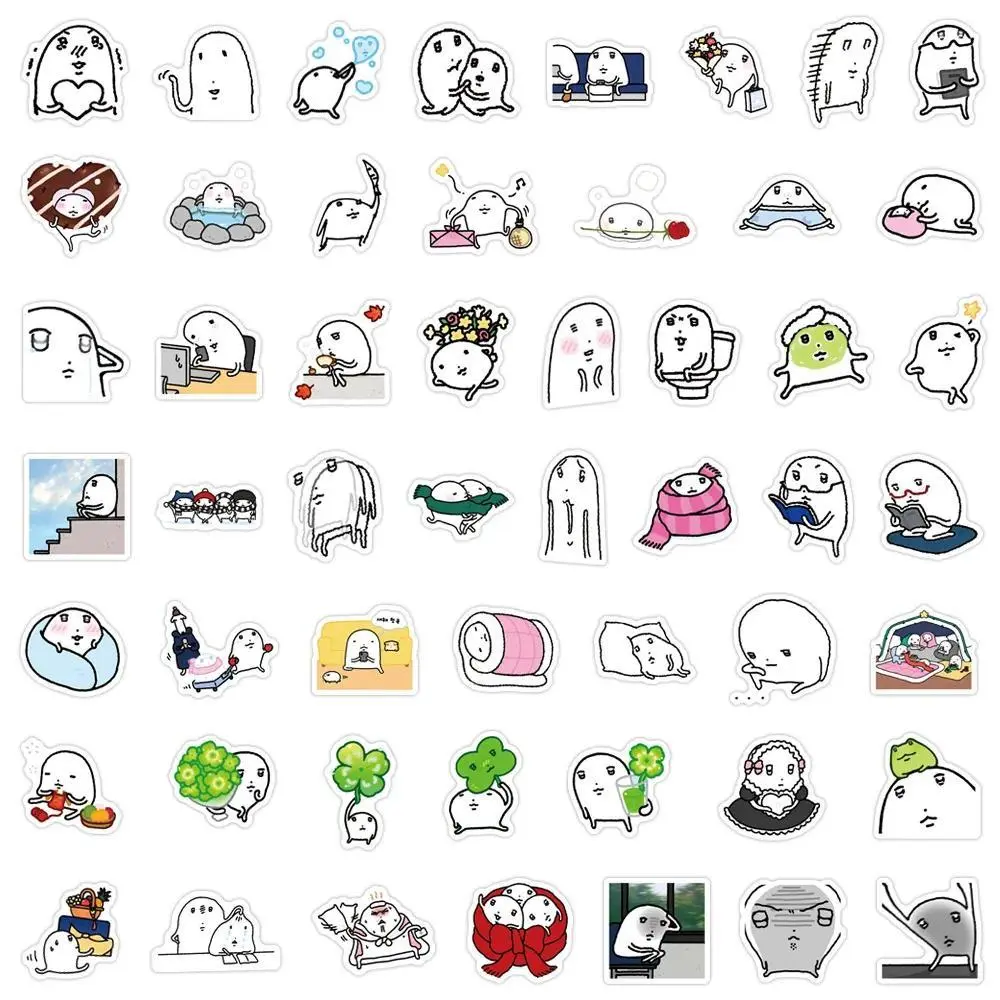 105PCS Emotional Sad Breakdown Spoof Avatar Stickers Funny Decals Toys DIY Waterproof Motorcycle Laptop Skateboard Car Toys