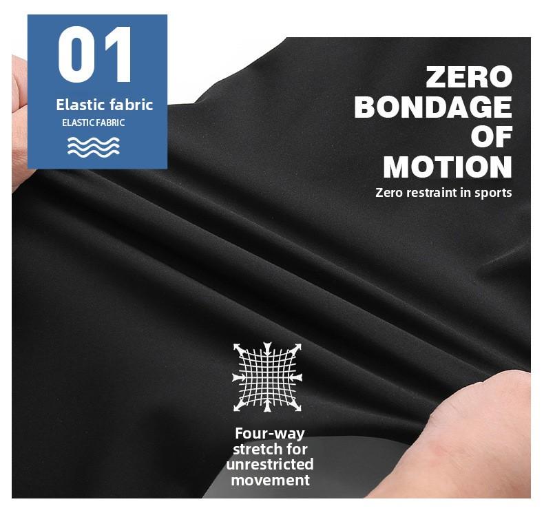 Spring and autumn outdoor men's casual sports pants, loose fit, large size, lightweight hiking pants, windproof, color-blocked fishing pants