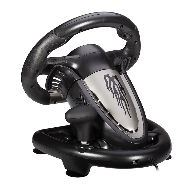 Ultimate Racing Experience!PXN-V3PRO Steering Wheel, Multi-System Support + One-Click Mode Switch, Dual Vibration + Stable Mount Set Complete