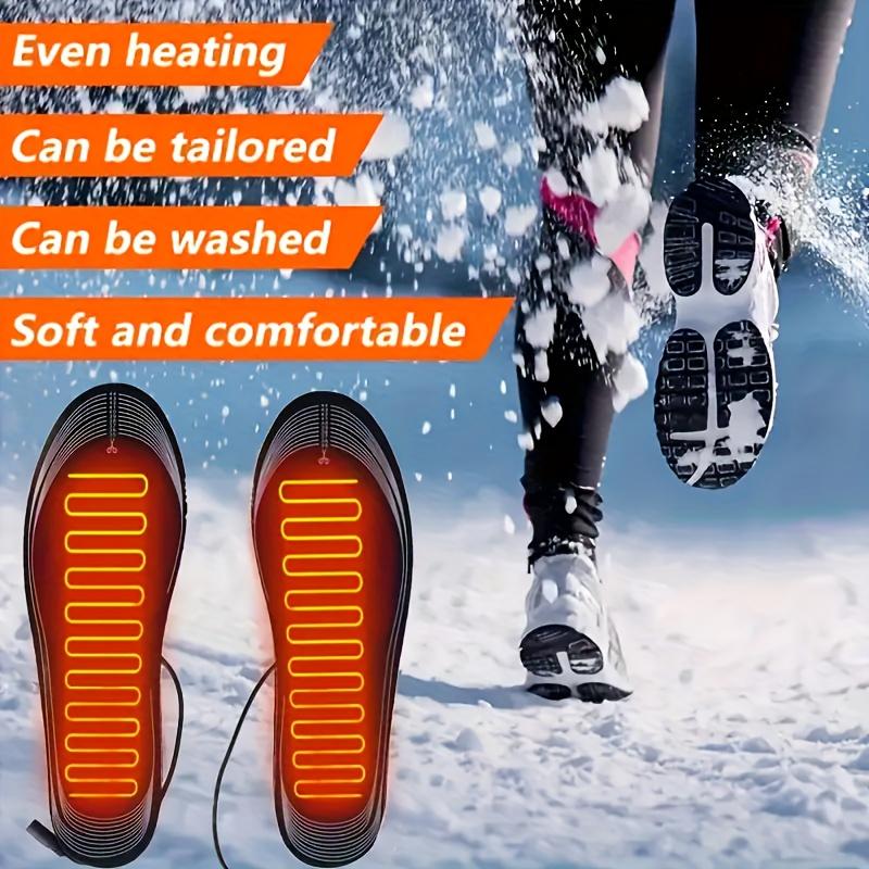 [USB Heated Insoles] USB-Powered Heated Insoles - Cordless Foot Warmers with USB-C Charging, Fast Warm-Up, Compatible with Power Banks, for Indoor/Outdoor Use, Winter Foot Heater, Without Battery, Heated Socks, Heated Socks For Men, Heated Socks For Women