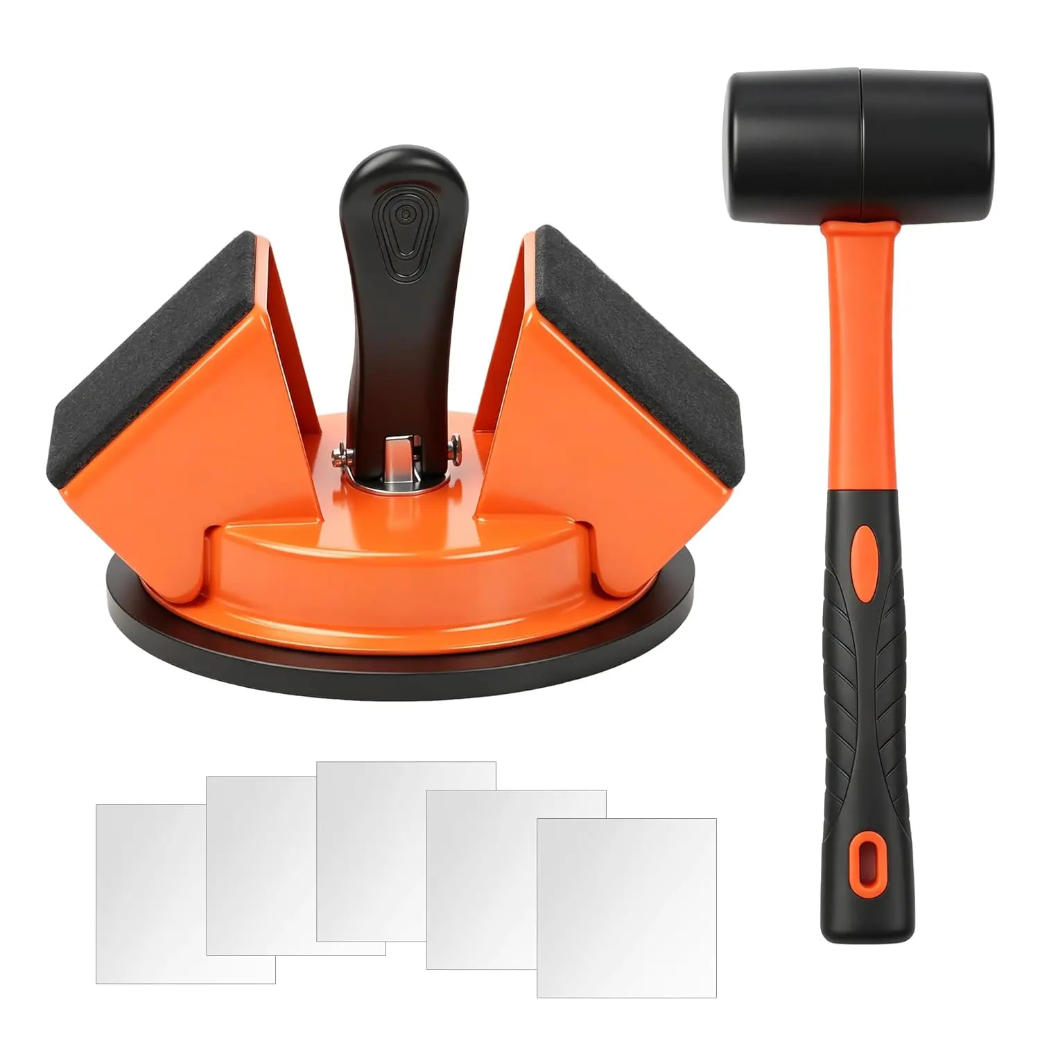 Gap Fixer Tool Duty Suction Cup for Laminate Vinyl LVP Wood Flooring Gap Repair Kit with Plank