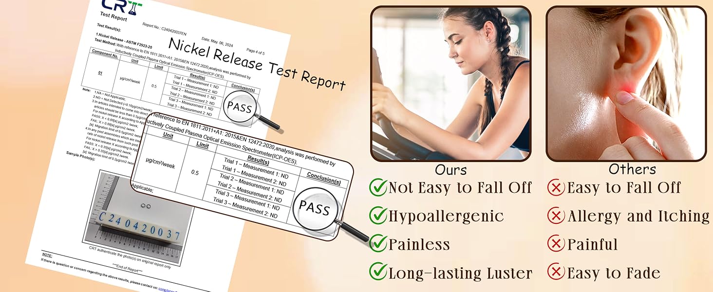 MILACOLATO G23 Titanium Nose Rings Hoops 16G 18G 20G Double Hoop Septum Click Nose Rings Lip Rook Lobe Tragus Helix Cartilage Daith Conch Earrings Clear CZ Paved Nose Piercing Jewelry for Women Men