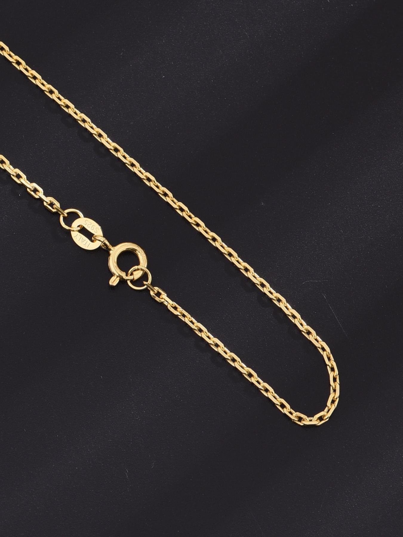 925 Sterling Silver Simple Necklace, Fashion Jewelry for Party, Daily Clothing Decor, Trendy All-match & Exquisite Jewelry for Birthday Gift,  Silver Infinity Necklace