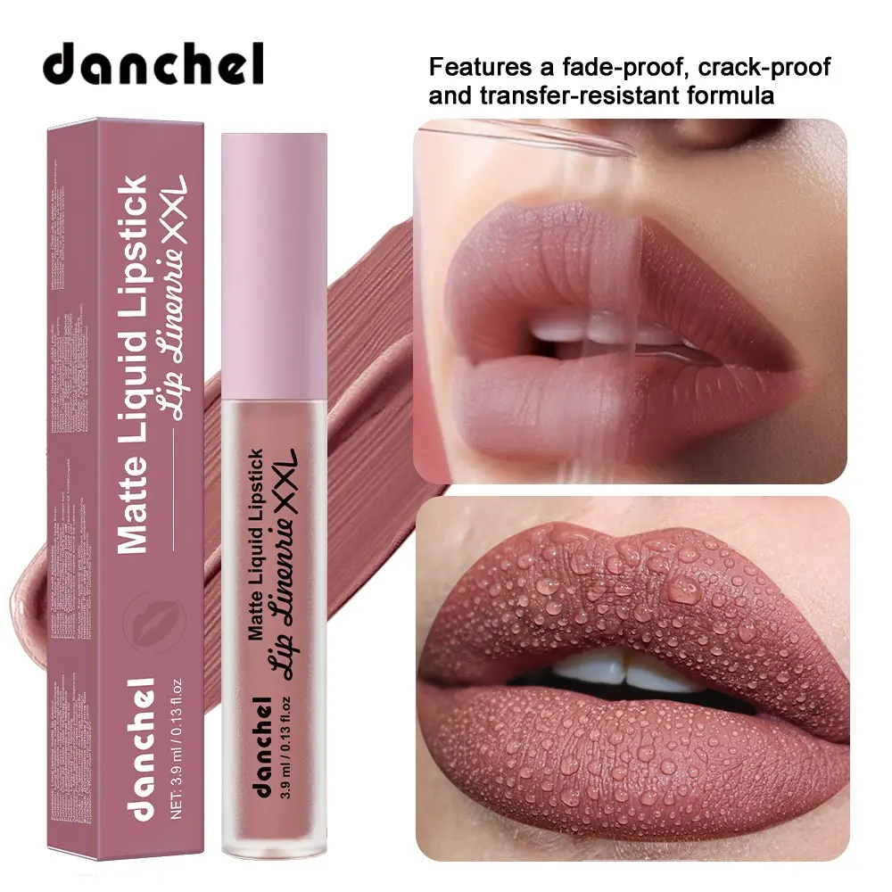 Velvet Matte Liquid Lipstick, Long-Wear Transfer-Proof Non-Drying, One-Swipe Full Coverage, Precision Applicator for Defined Lips, Multiple Shades, Ideal for Everyday Wear & Polished Makeup Looks
