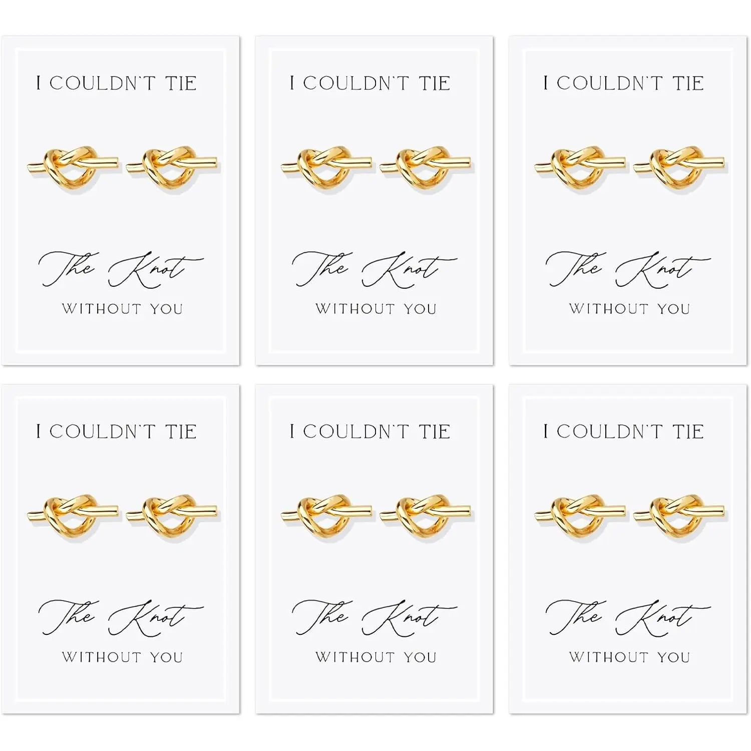 Bridesmaid Earrings  Set  Drop Proposal Card Will You Be My Bridesmaid Maid of   Bachelorette Gifts for Bridesmaids