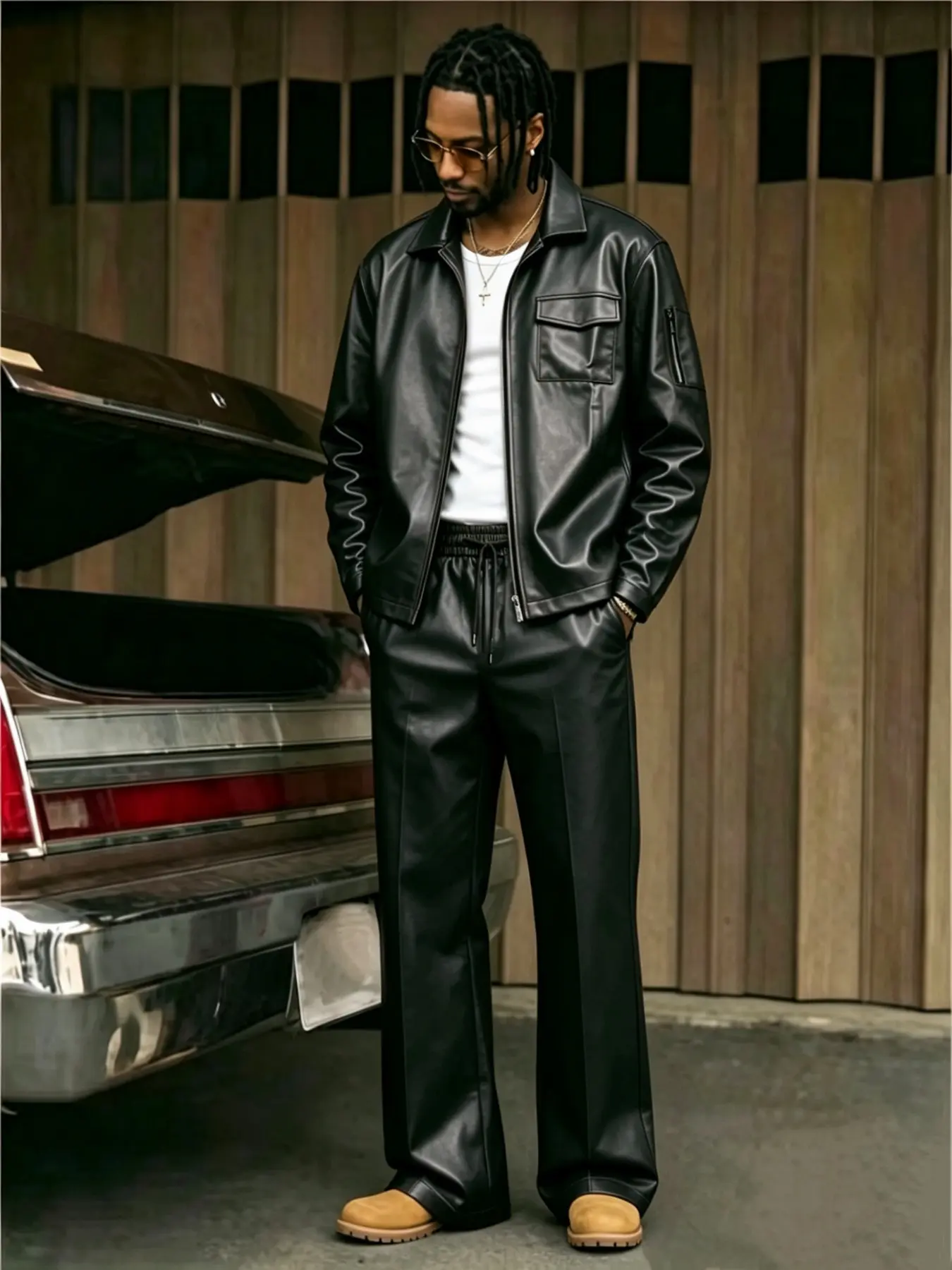 Men's Fall Winter Long Sleeve Zipper Set, Comfortable Loose Fit Bomber Style, Men's Flight Jacket, Perfect for Parties