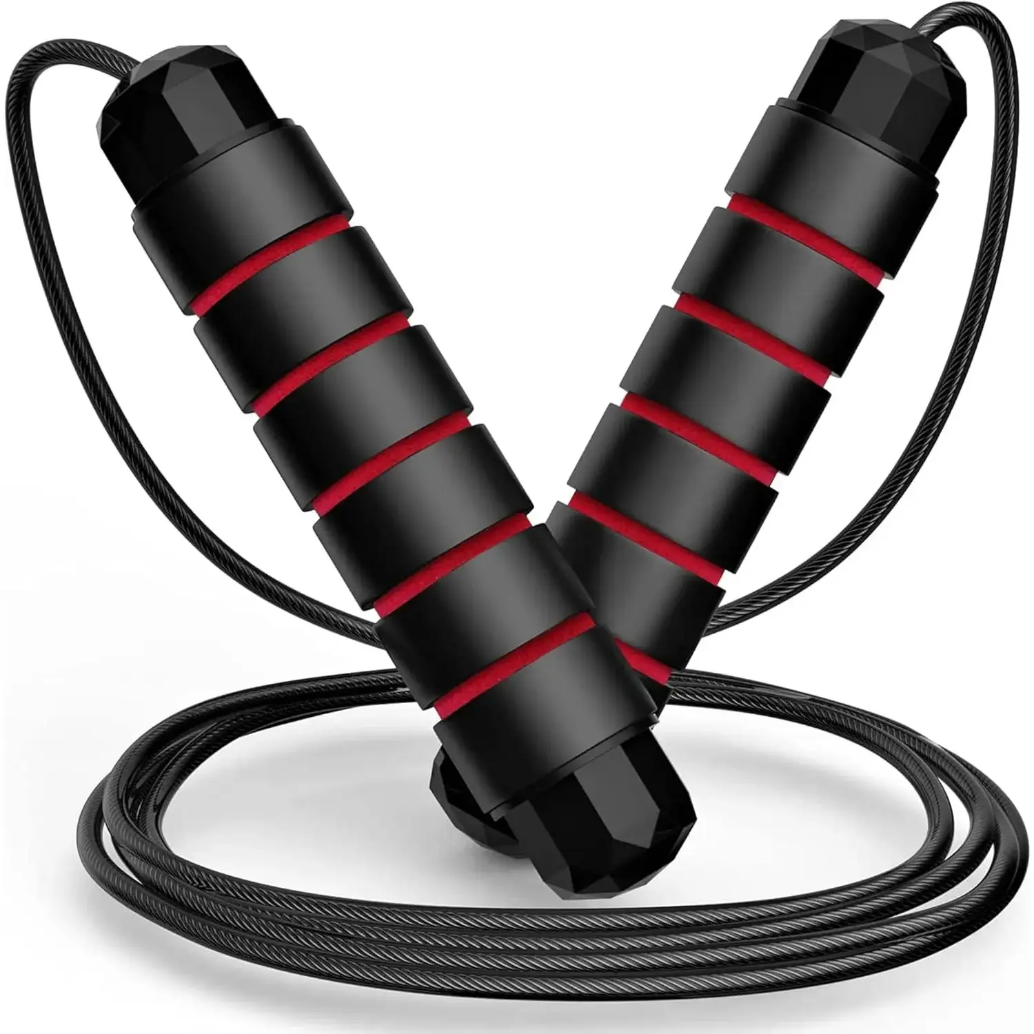 Adjustable-Pro Speed Jump Rope, Tangle-Free Skipping Rope with Ball Bearing Swivel & Ergonomic Handles for Women, Men & Kids, Home, School & Gym Workouts, Fitness Skipping Rope #Summervibes