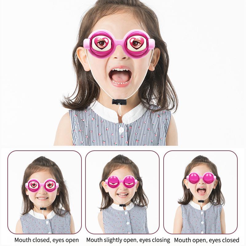 Fun Quirky Novelty Glasses for Kids, Prank Toy Party Favors for Easter Christmas Birthday