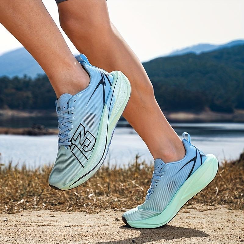 (New)Lightweight And Breathable Men's Racing Shoes for Road Running, Outdoor Marathons, And Sports Training; Low-top Lace-up Shoes for Fitness And, Available In Large Sizes for Couples