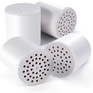 18ACTIVEKIT4 Pack 20 Stage Upgraded Shower Filter Replacement Cartridge, Universal Shower Filter for Hard Water, Removes 99% Chlorine and Chemicals, Universal Shower Filters Cartridge